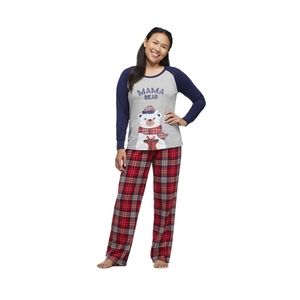 Womans Fleece Pajamas Set XL